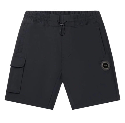 BALR. Hexline Regular Fit Cargo Shorts Black