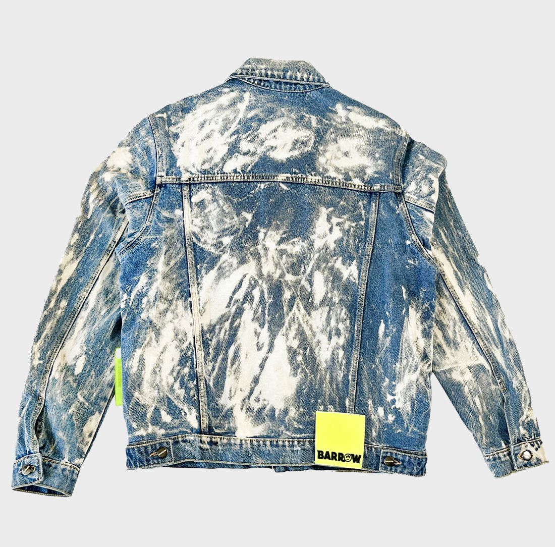 Barrow Jacket Jean-deed with wash effect and logo patch