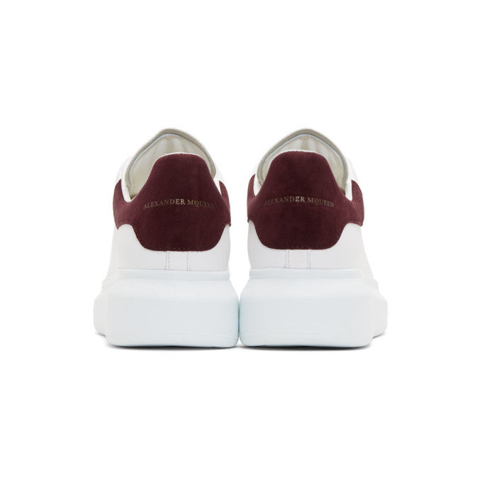 Alexander McQueen Sneakers White and Burgundy