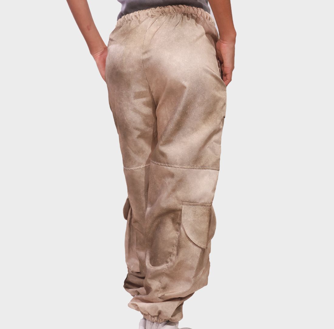 Disclaimer Nylon Cargo Pants NM Latte