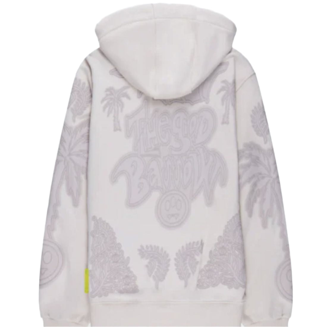 Barrow Hoodie Unisex Beige Palms Design