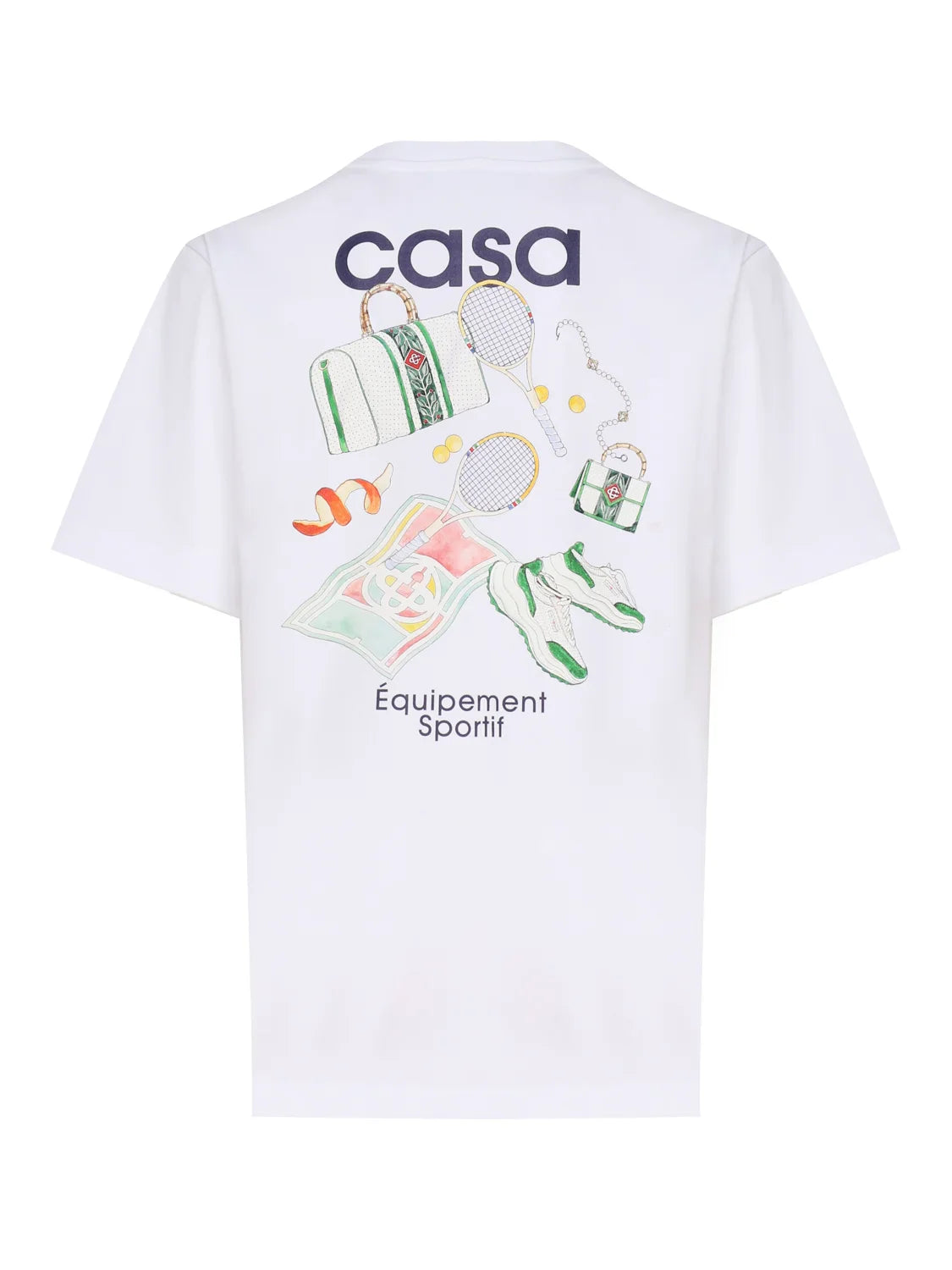 Casablanca White Equipement Sportif T-Shirt