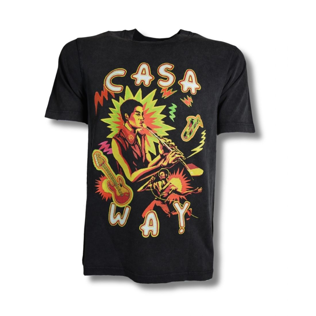 Casablanca Casa Way T-shirt Graphic Print Black