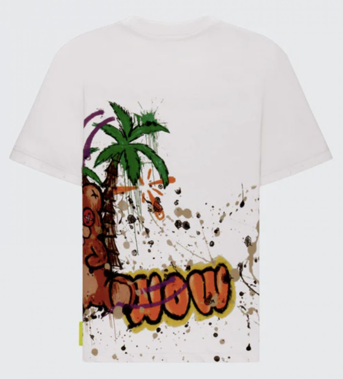 Barrow T-shirt  With All-Over Graffiti Print