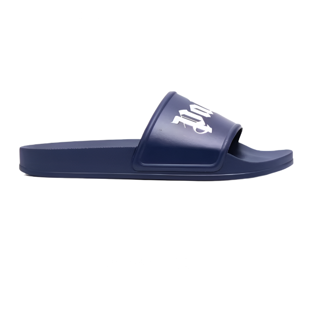 Palm Angels Pool Slider Blue White