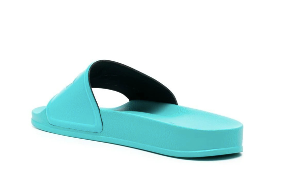 Palm Angels Pool Slider Turquoise