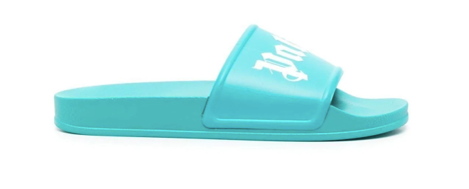 Palm Angels Pool Slider Turquoise