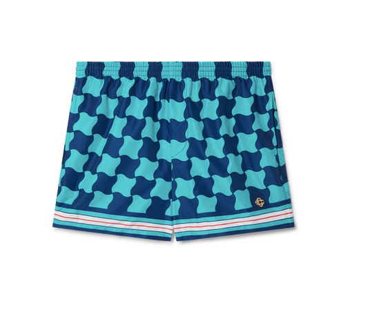 Casablanca Pool Tile Logo Plaque Swim Trunks