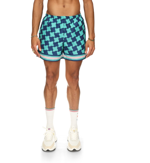 Casablanca Pool Tile Logo Plaque Swim Trunks