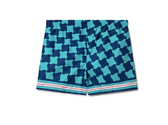 Casablanca Pool Tile Logo Plaque Swim Trunks