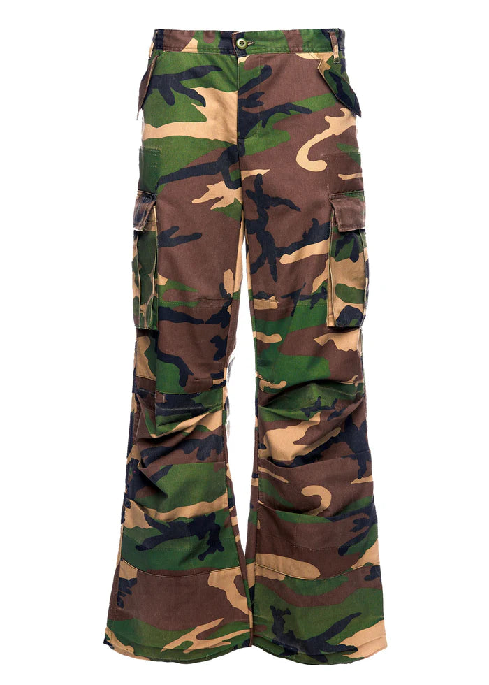 SER.O.YA Jane Cargo Pant Woman
Washed Camouflage