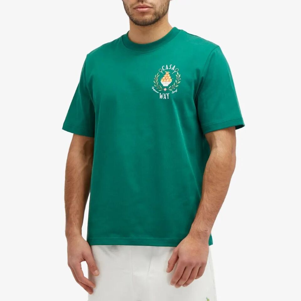 Casablanca Casa Way T-shirt Graphic Print Green