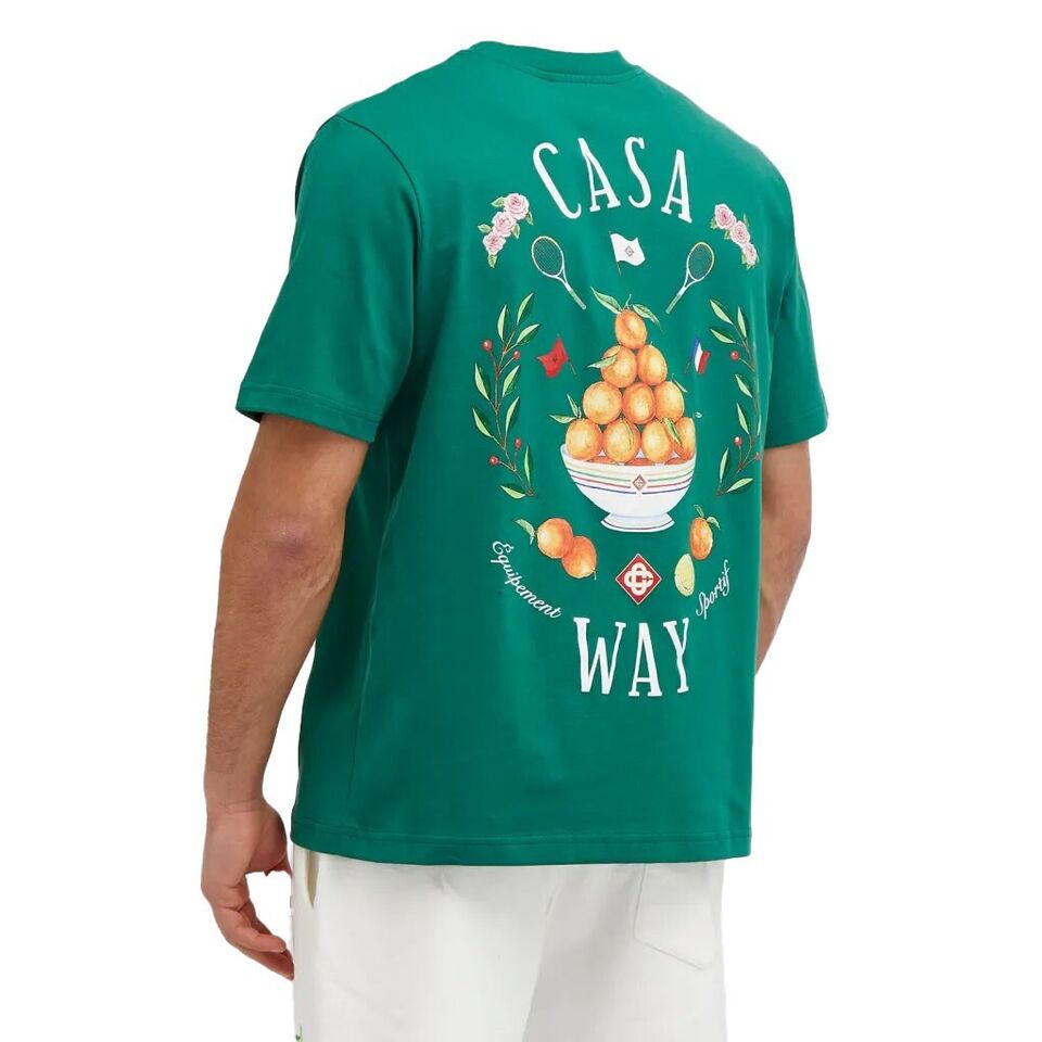 Casablanca Casa Way T-shirt Graphic Print Green